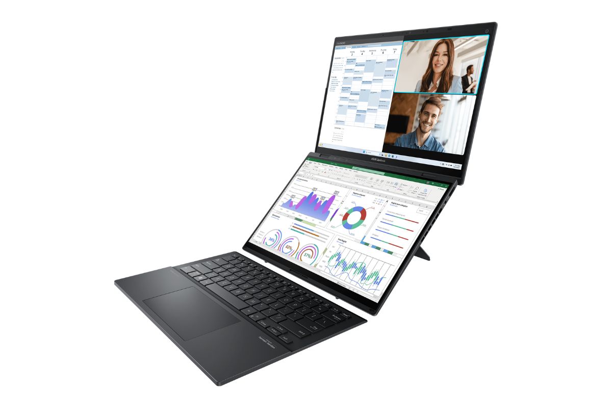 Asus' radical Zenbook Duo laptop packs dual OLED screens