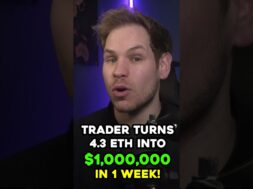 Trader förvandlar 4.3:e till $1 miljon på en vecka! #shorts