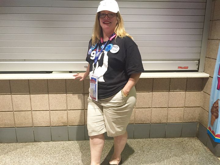 “He has been fighting for the people. He was chained to a black woman in his youth. He marched with Dr. King. His speeches today are the same as 30 years ago,” said Elayne Petrucci, a Sanders delegate.