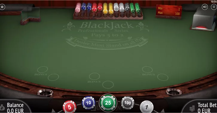 Blackjack Pro nhiều tay trên Thunderpick