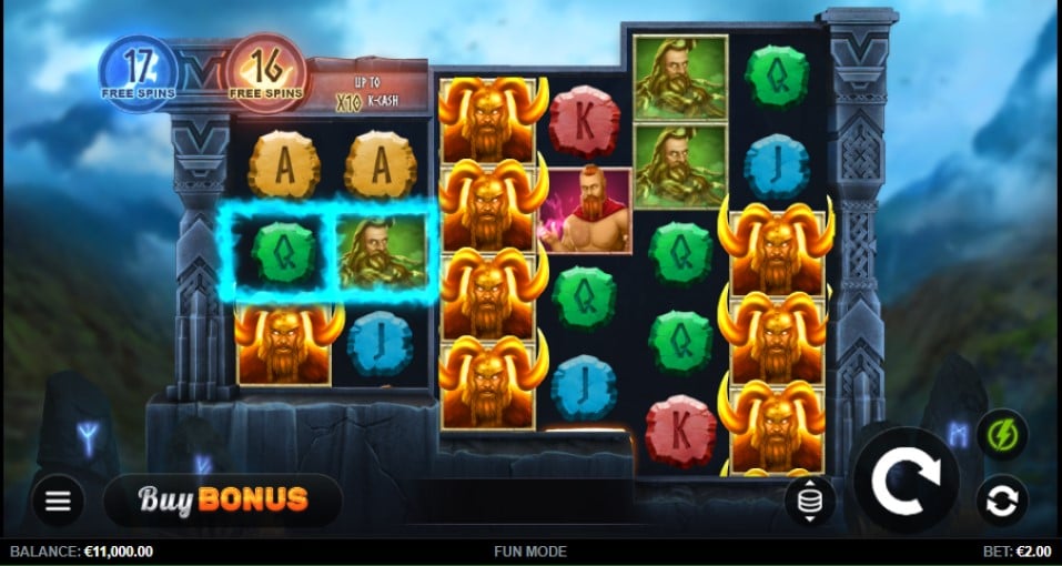Heimdall's Gate Cash Quest slotrullar från Kalamba Games