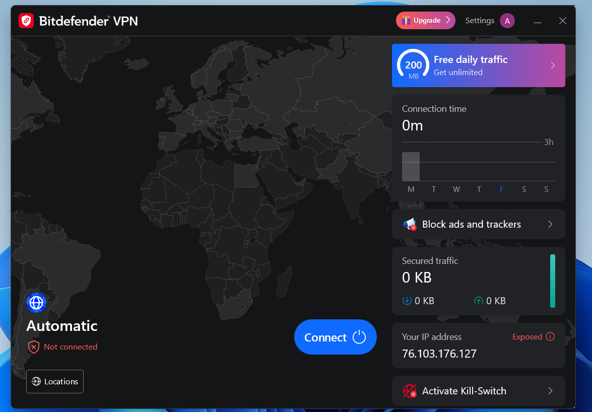 Bitdefenderi VPN