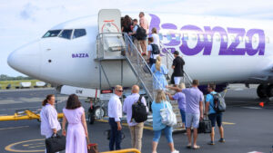 بونزا نے اپنے پہلے سال میں 750,000 مسافروں کو چاک کیا۔