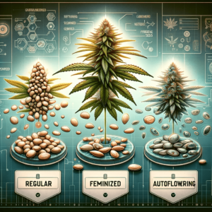 Soorten cannabiszaden: regulier, gefeminiseerd, autoflowering uitgelegd