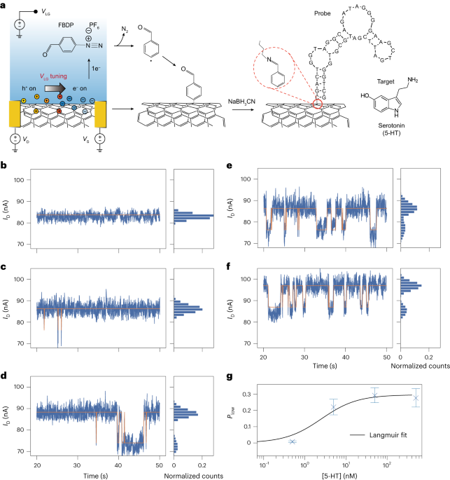 Transistores de efecto de campo de nanotubos de carbono para resolver la cinética de unión de aptámero-ligando de una sola molécula - Nature Nanotechnology