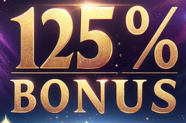 125% bonus