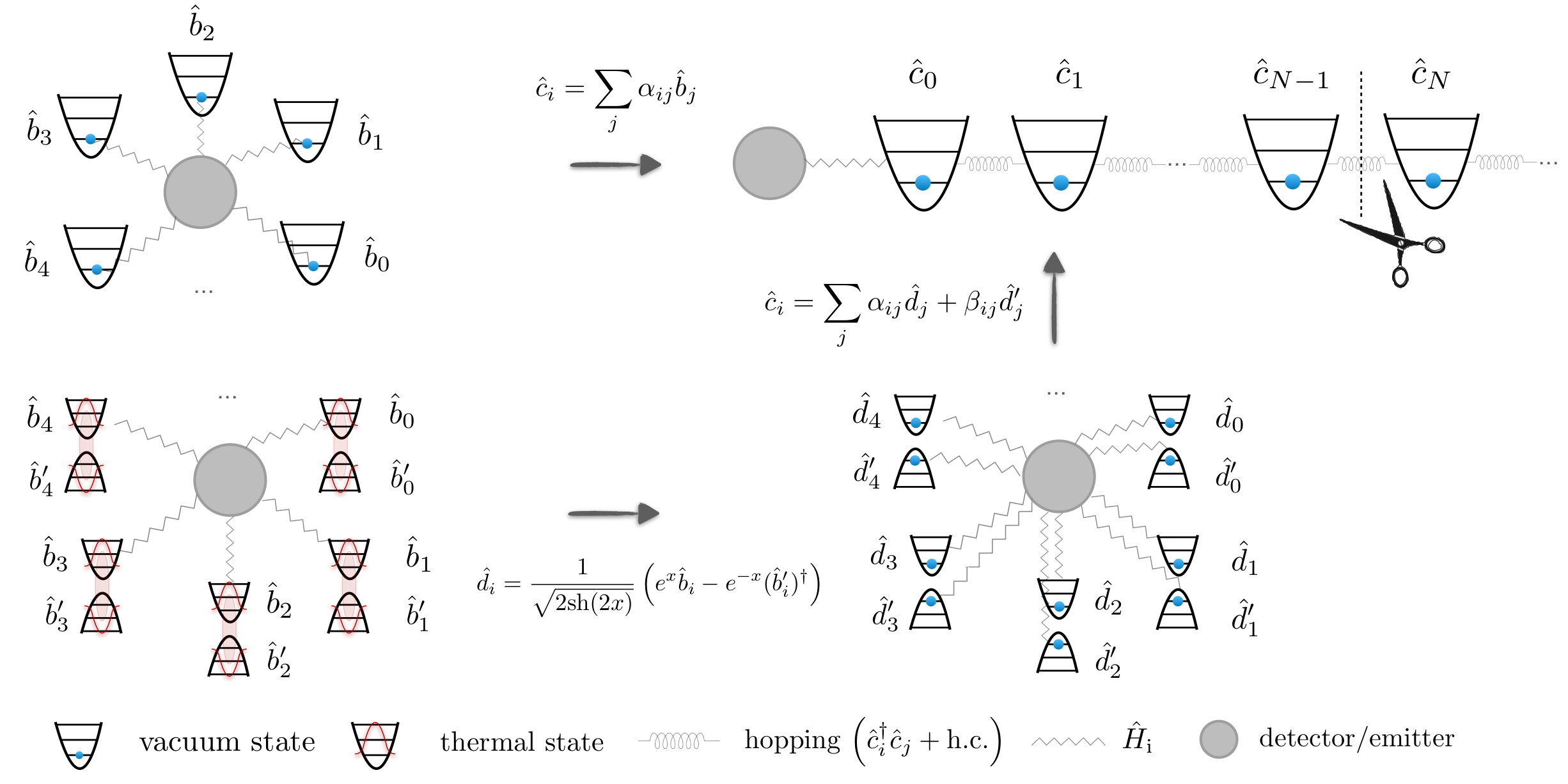 Méthodes de cartographie en chaîne pour les interactions relativistes lumière-matière