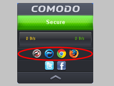 Comodo Internet Security ermöglicht das Surfen in der Sandbox-Technologie