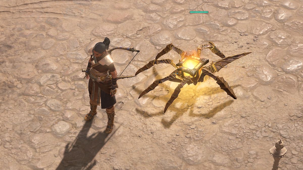 Diablo 4:n pieni robottihämähäkki on itse asiassa huipun petoeläin, joka voi toimia yksin pomoina, ja siitä tulee pian entistä vahvempi