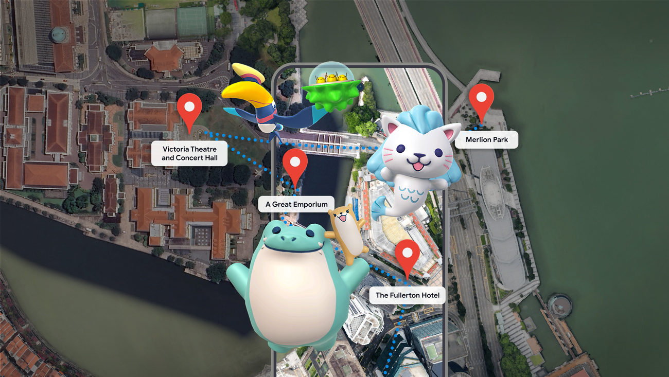 Entdecken Sie Singapur bei einer immersiven Augmented-Reality-Tour