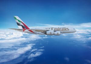 阿联酋航空空客 A380 航班返回维也纳
