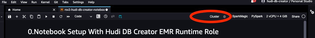 SM Studio: conecte el clúster EMR