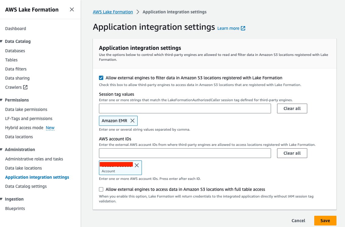 LF - Application integration settings