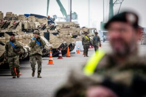Die Europäer richteten einen Korridor für den Vormarsch der NATO-Truppen nach Osten ein