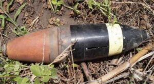 DRC東部で使用された誘導迫撃砲弾
