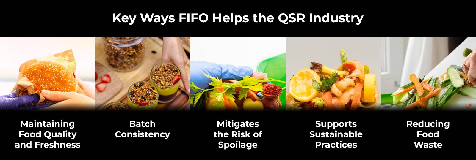 How does FIFO help the QSR industry with last mile delivery
