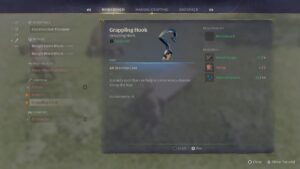 How to craft and use a Grappling Hook in Enshrouded