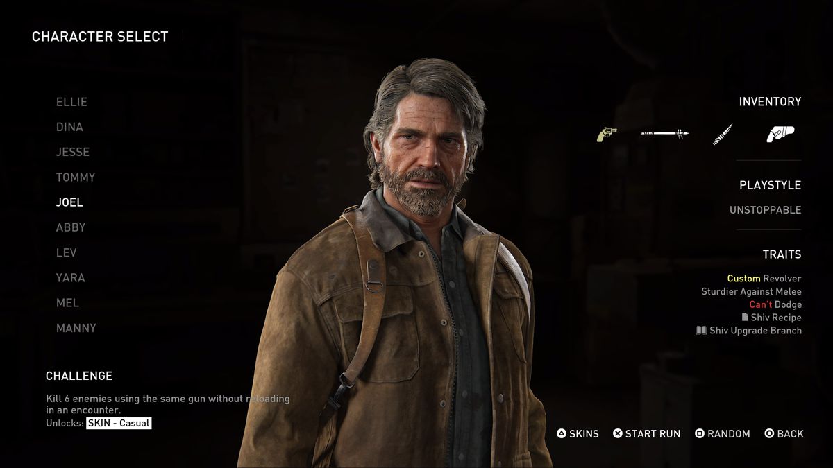 Egy pillantás Joelre a The Last of Us 2. részében