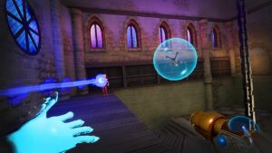 I never knew I wanted to be able to trap monsters in bubbles and watch them float away until I tried the demo for this upcoming magical FPS