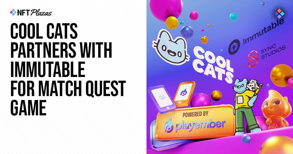 Immutable collabora con Cool Cats per sviluppare il gioco Match Quest - CryptoInfoNet