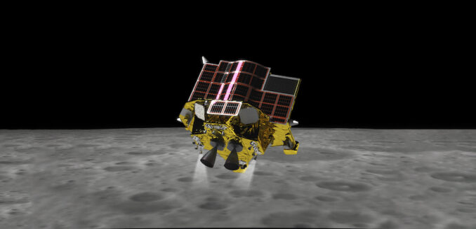 Το ιαπωνικό προσεδάφιο σελήνης προσγειώθηκε, αλλά ακρωτηριάστηκε από πρόβλημα ισχύος στο τέλος της αποστολής