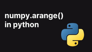 Python의 numpy.arange()에 대해 모두 알아보세요.