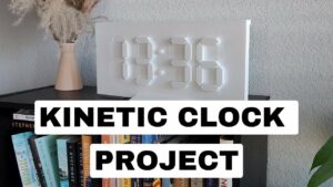Proyek Jam Kinetik Minimalis dengan Printer 3D dan Arduino saya
