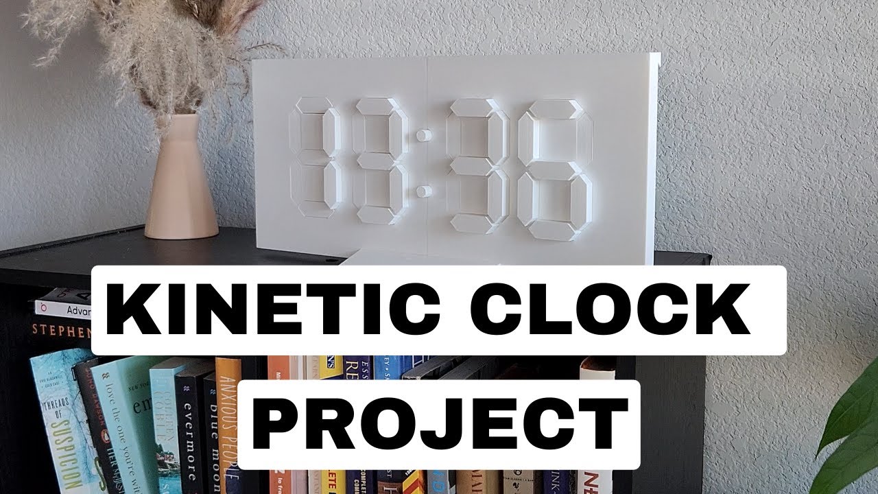 Έργο Minimalistic Kinetic Clock με τον 3D εκτυπωτή μου και το Arduino