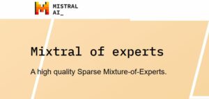 Mixtral 8x7B: Upphöjande språkmodellering med expertarkitektur