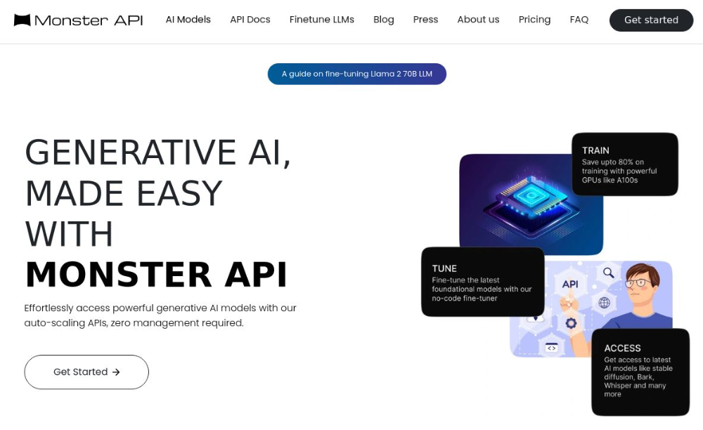 Monster API Simplifies Open Source AI Model Tuning and Deployment