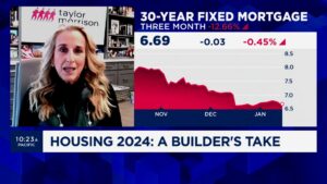 De nieuwe thuismarkt zal naar verwachting een positieve groei doormaken, zegt Sheryl Palmer, CEO van Taylor Morrison