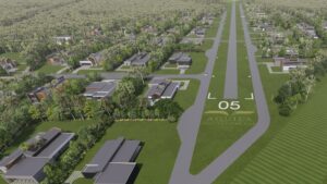 Ny lyxig gated community med en egen landningsbana