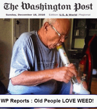 华盛顿邮报关于老年人购买大麻的报道