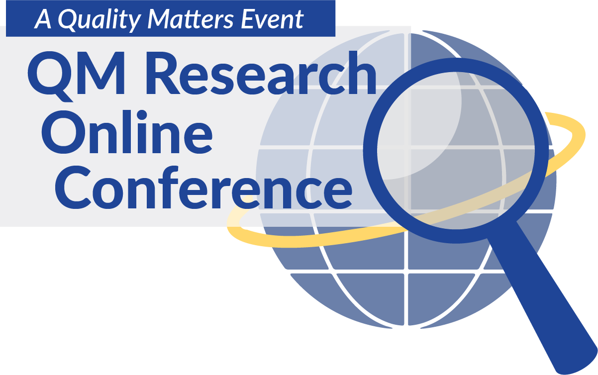 Logo de la conférence en ligne sur la recherche QM