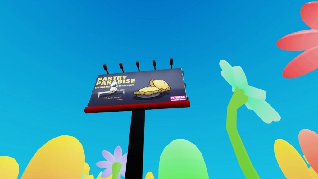 Feature image for our Road To Gramby's update guide. It shows an in-game screen of a billboard against a blue sky.