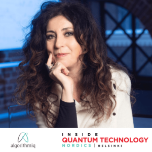 Algorithmiq Ltd. の CEO 兼共同創設者であるサブリナ マニスカルコは、2024 年の IQT Nordics Speaker - Inside Quantum Technology