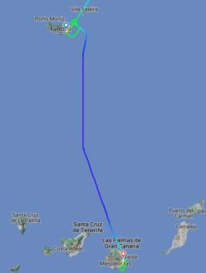 El avión de SAS a Madeira sufre problemas de motor y se desvía a Gran Canaria