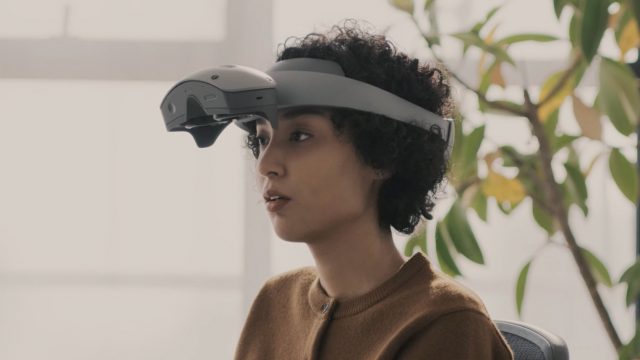 Sony Reveals Standalone MR Headset with "4K" OLED Displays and Unique Controllers