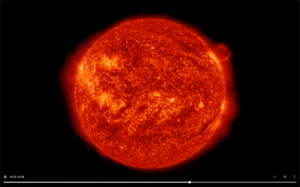 Space weather: One major event from a fully funded program