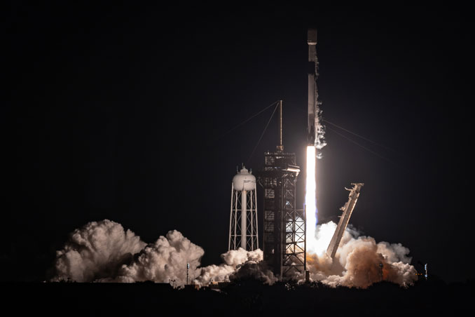 SpaceX, 계획된 연속 Falcon 9 Starlink 임무 중 첫 번째 발사