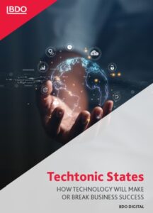 Marco de planificación estratégica de BDO para 2026 de 'Techtonic States'