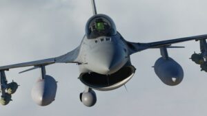 الطائرة F-16 وعالم محاكاة الطيران