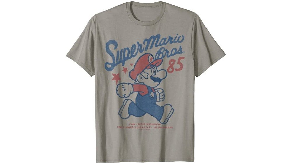 Super Mario Gömlek oyun gömleği.