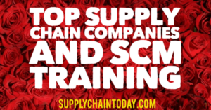 Najboljša podjetja v dobavni verigi in usposabljanje SCM -