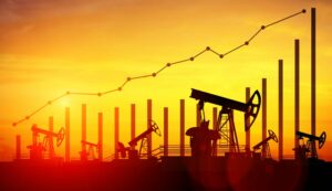 Negociação de petróleo em meio ao aumento de preços na China