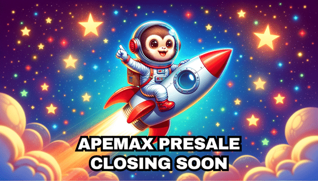 تعلن ApeMax عن انتهاء البيع المسبق للعملة المشفرة الرائجة قريبًا - قم بتأمين عملات Meme الساخنة الخاصة بك الآن!