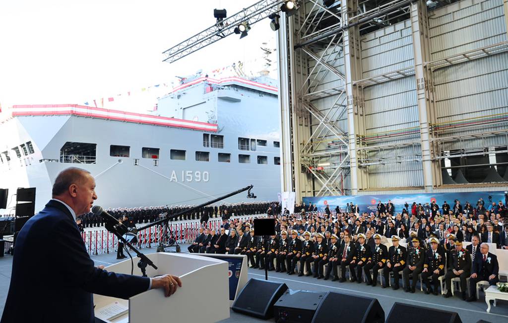 Den tyrkiske marinen mottar ubemannet overflatefartøy, tre bemannede skip