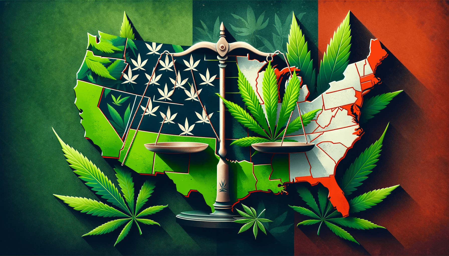 Zakonitost marihuane v ZDA: pokrajina razdeljenih držav