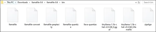 Executable files | Llamafiles 