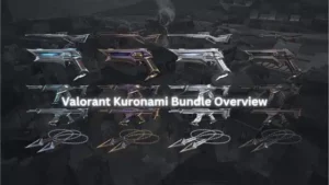 Visão geral do pacote Valorant Kuronami – Preço, skins e mais de Kuronami Valorant